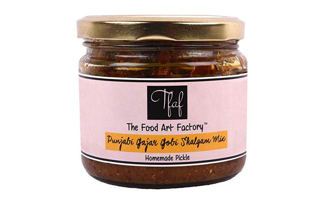 The Food Art Factory Punjabi Gajar Gobi Shalgam Mix    Glass Jar  300 grams